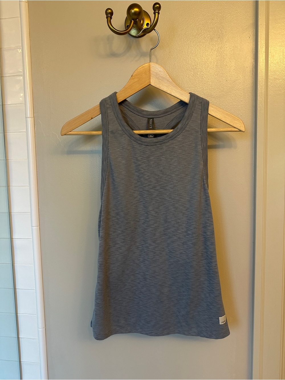 Vuori Heather Gray Athletic Tank Top